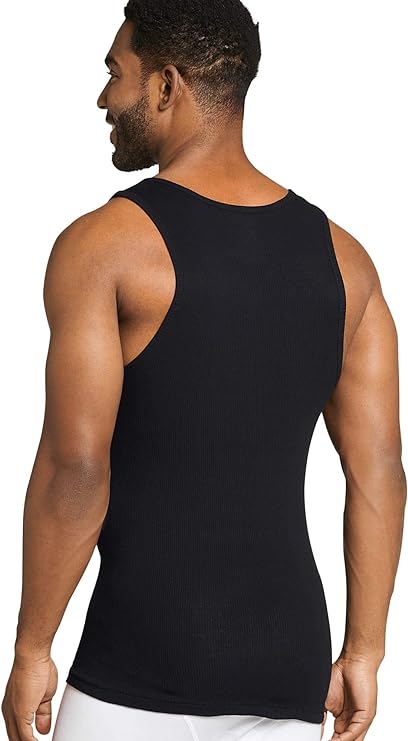 Jockey - Playera sin Mangas para Hombre, 100% algodón, Paquete de 4.