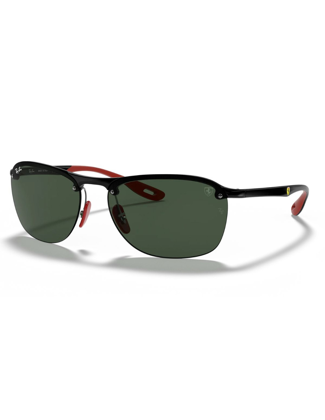 Lentes de sol Ray Ban RB4302M F623/87 Scuderia Ferrari Negro Rojo