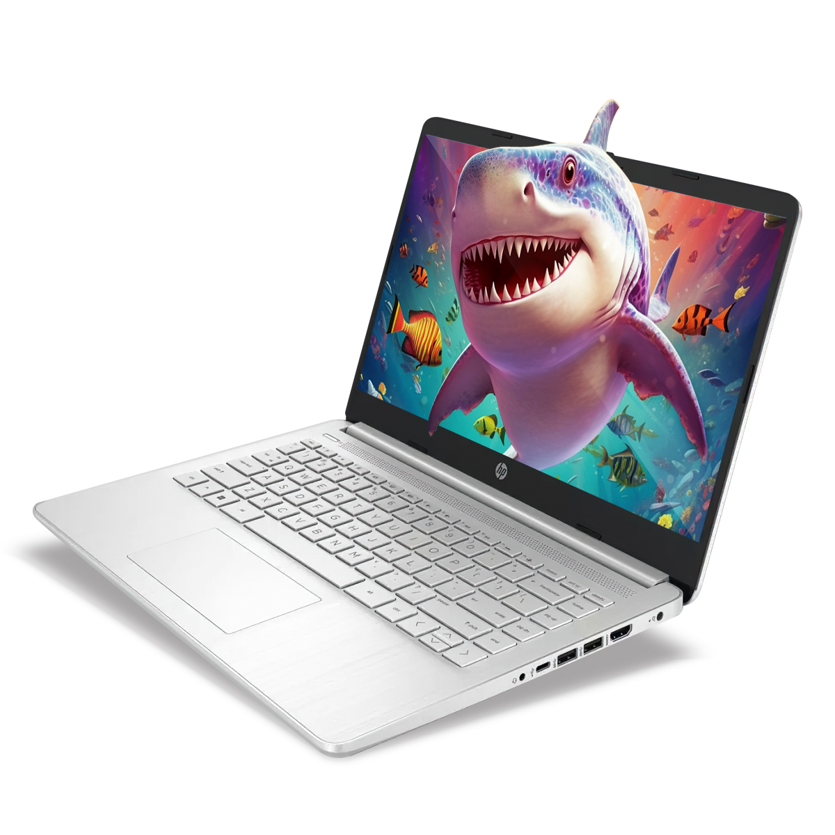 Combo Laptop HP 14-DQ0518LA CELERON-N4120 4gb 128gb 14Pulg W11H + Impresora HP.