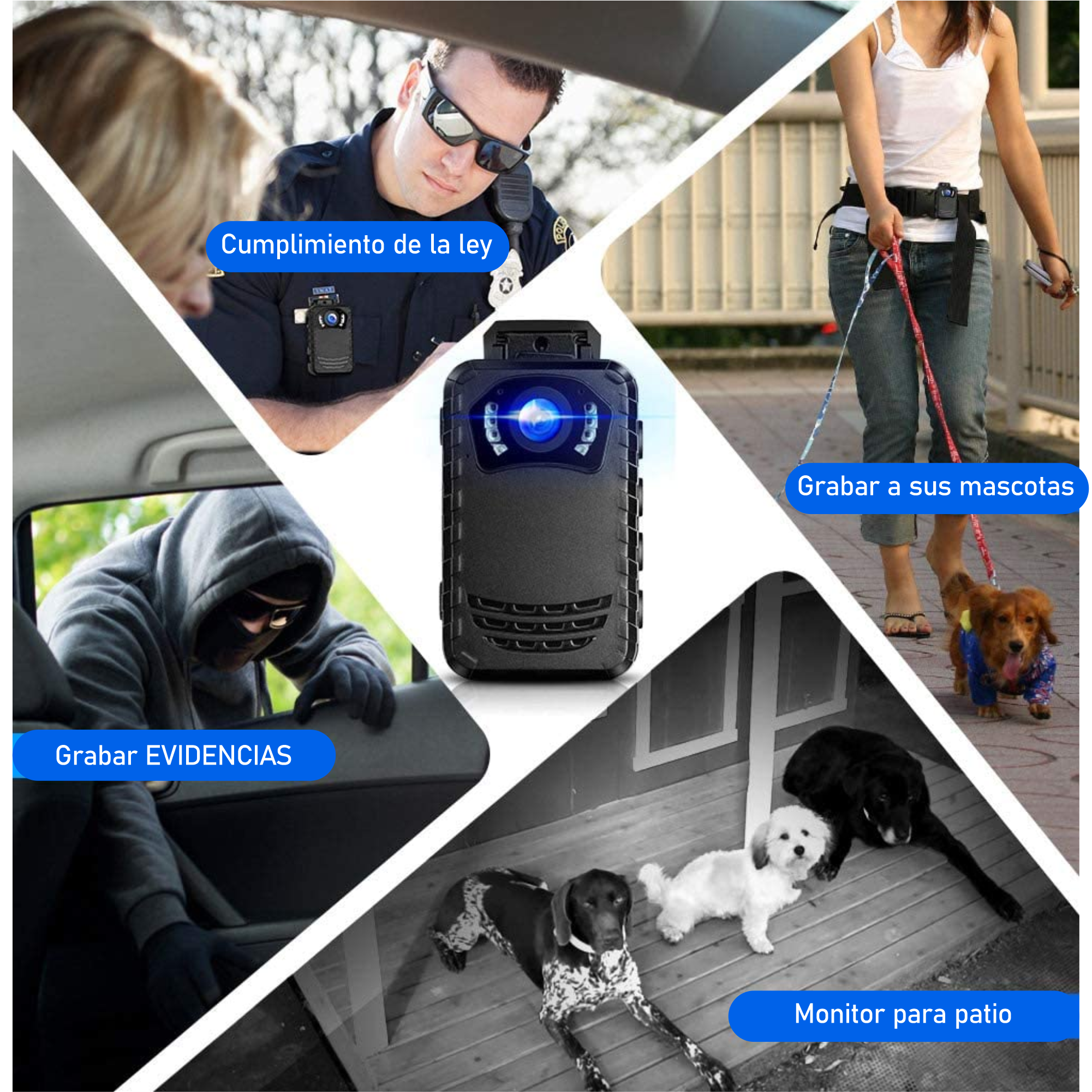 Camara Para Policia Corporal N9 Full Hd Vision Nocturna.