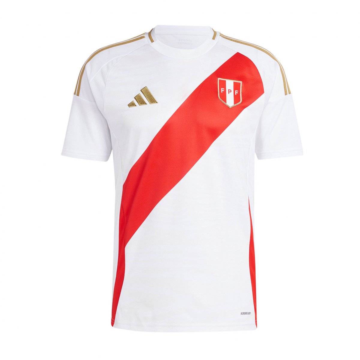 Nuevo! Jersey Peru Copa America 2024/2025 Titular Local Blanca Talla S .