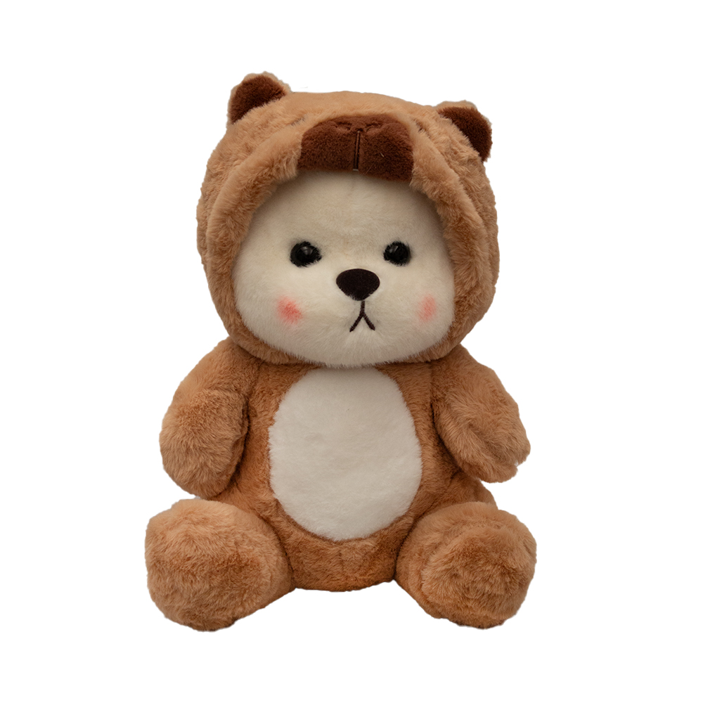 Bonito Oso disfrazado de de Peluche Ultra suave y Esponjoso de 20 cm Compañero de Juego y Siesta Materiales Suaves de Lujo.