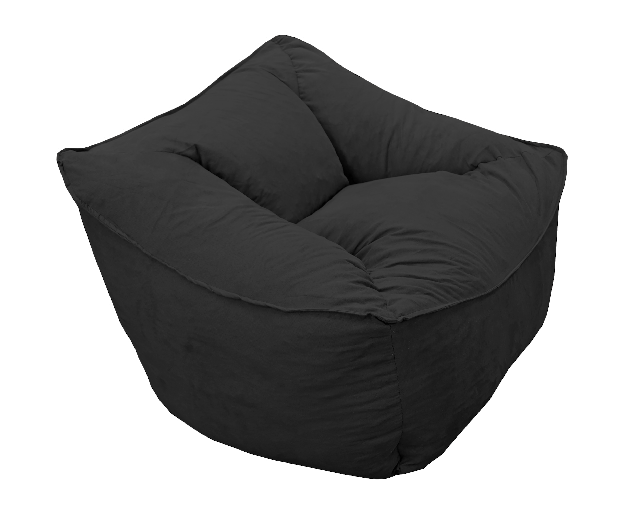 Sillon Puff El Bazar Store Negro, Sillon Ocasional