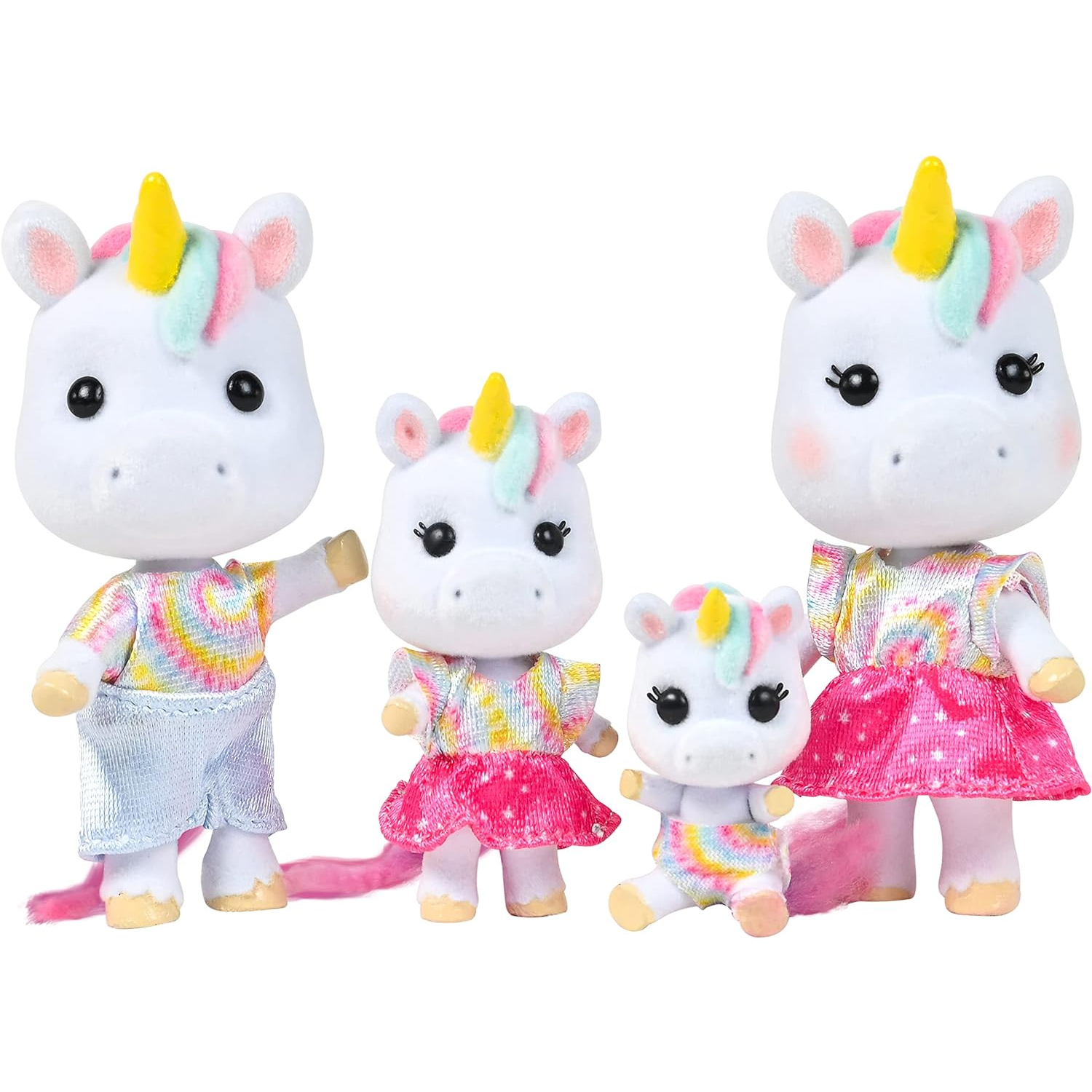 Sunny Days Entertainment Honey Bee Acres Rainbow Ridge Daydreamers Unicorn Family - Familia de Unicornios