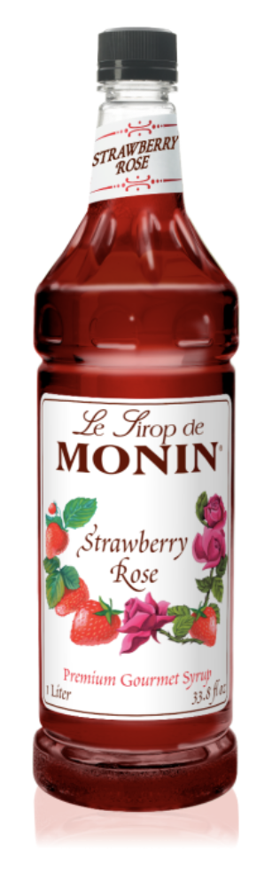 Jarabe MONIN Fresa y Rosas 1lt