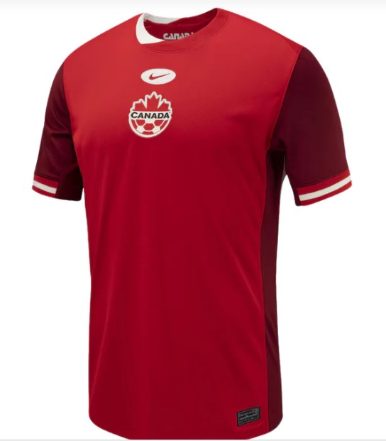 Nuevo! Jersey Canada 2024/2025 Titular Local Roja Talla S .