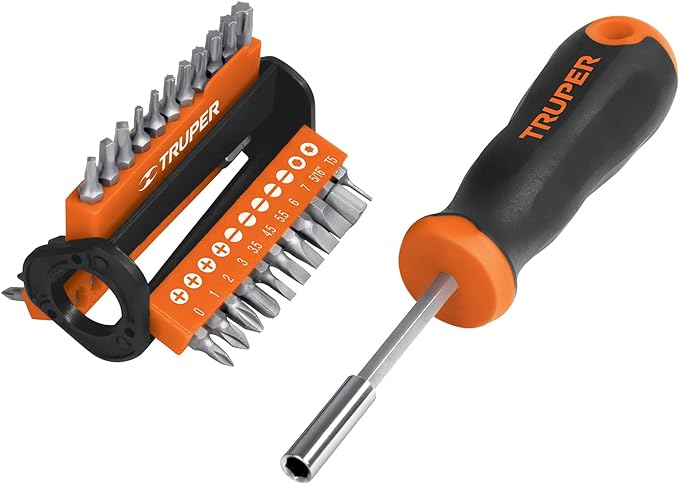Truper DMP-33, Desarmador multipunta, con 33 puntas.