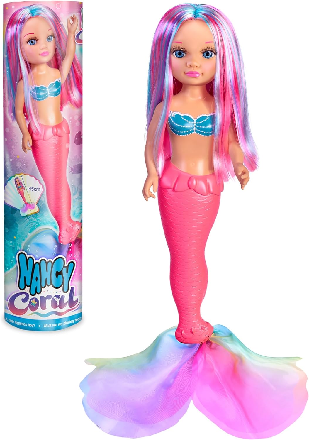 Nancy Muñeca Sirena Coral .