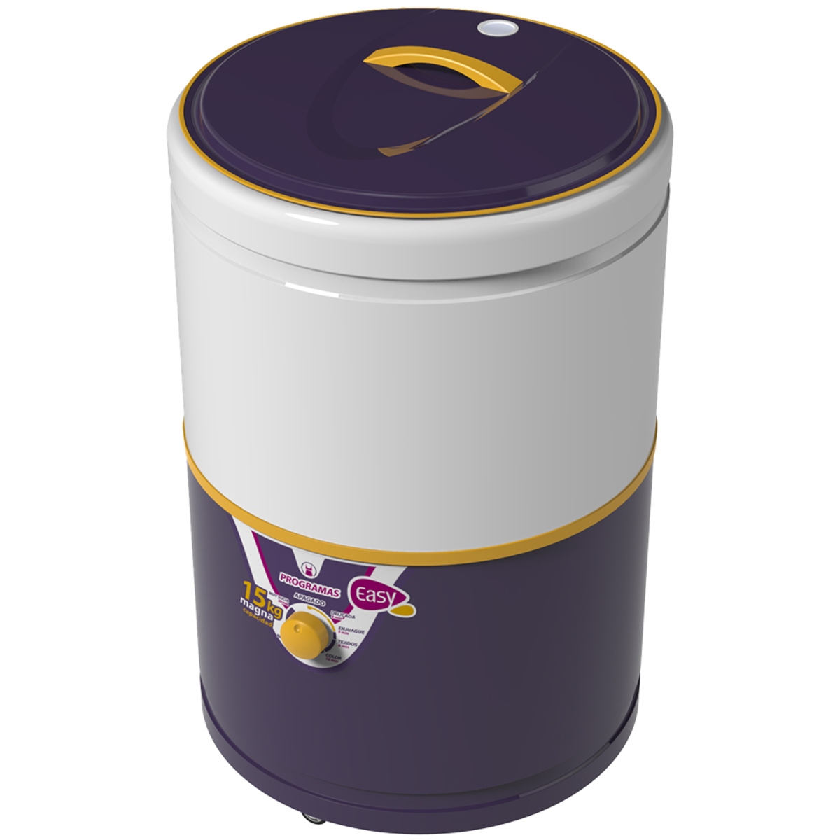 Lavadora Redonda Easy LRE15M 15KG Manual Morada ORTY ENTREGA SÓLO VÁLIDA EN LA CIUDAD DE MÉXICO Y ZONA METROPOLITANA.
