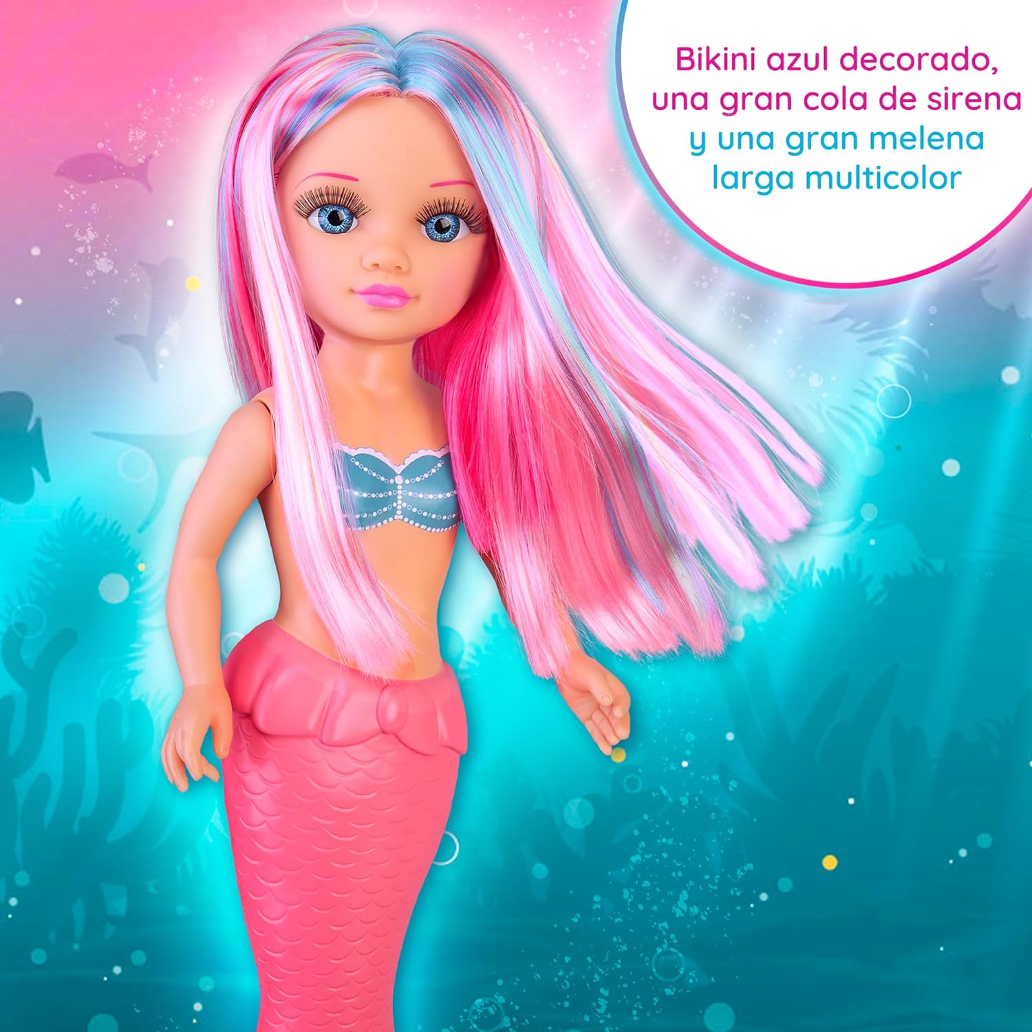  Nancy Muñeca Sirena Coral .