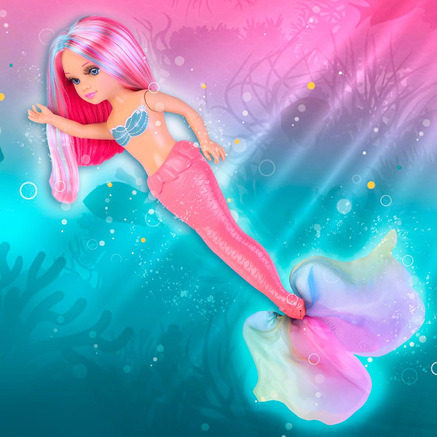  Nancy Muñeca Sirena Coral .