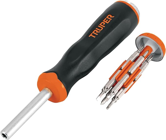 Truper JOY-12, Desarmador de joyero multi puntas 12 en 1.