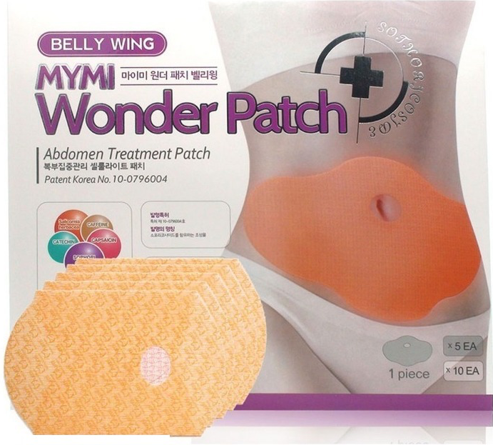 15 Parches Mymi Wonder Patch Para Abdomen.