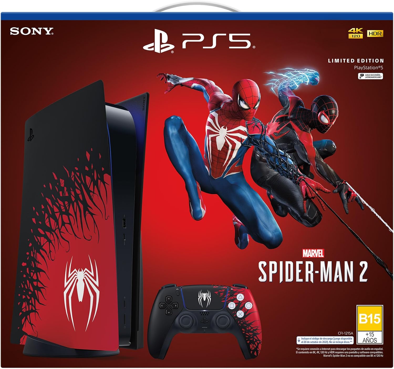 Consola Playstation 5 Lector Edicion Spider Man 2 - Game Center