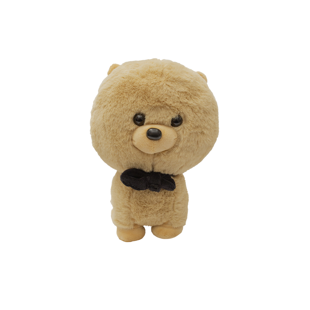 Bonito Pareja de Perrito Pomerania de Peluche Ultra suave y Esponjoso de 22 cm Compañero de Juego y Siesta Materiales Suaves de Lujo.