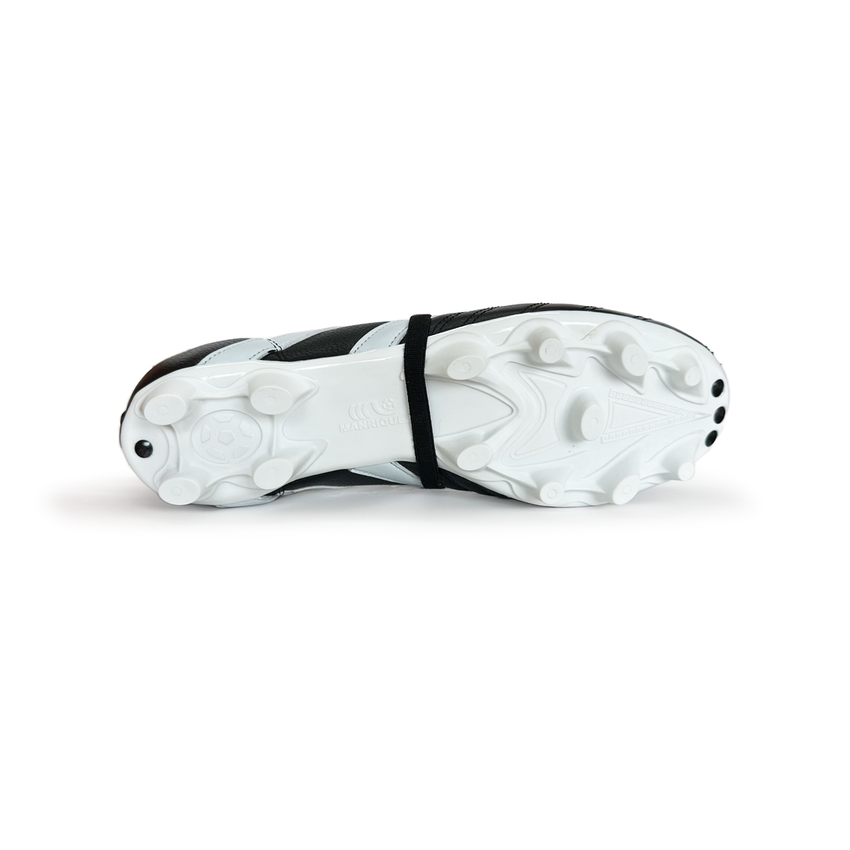 Zapatos  de futbol Tachos FG MANRIQUEZ Mid SX Negro/Blanco.