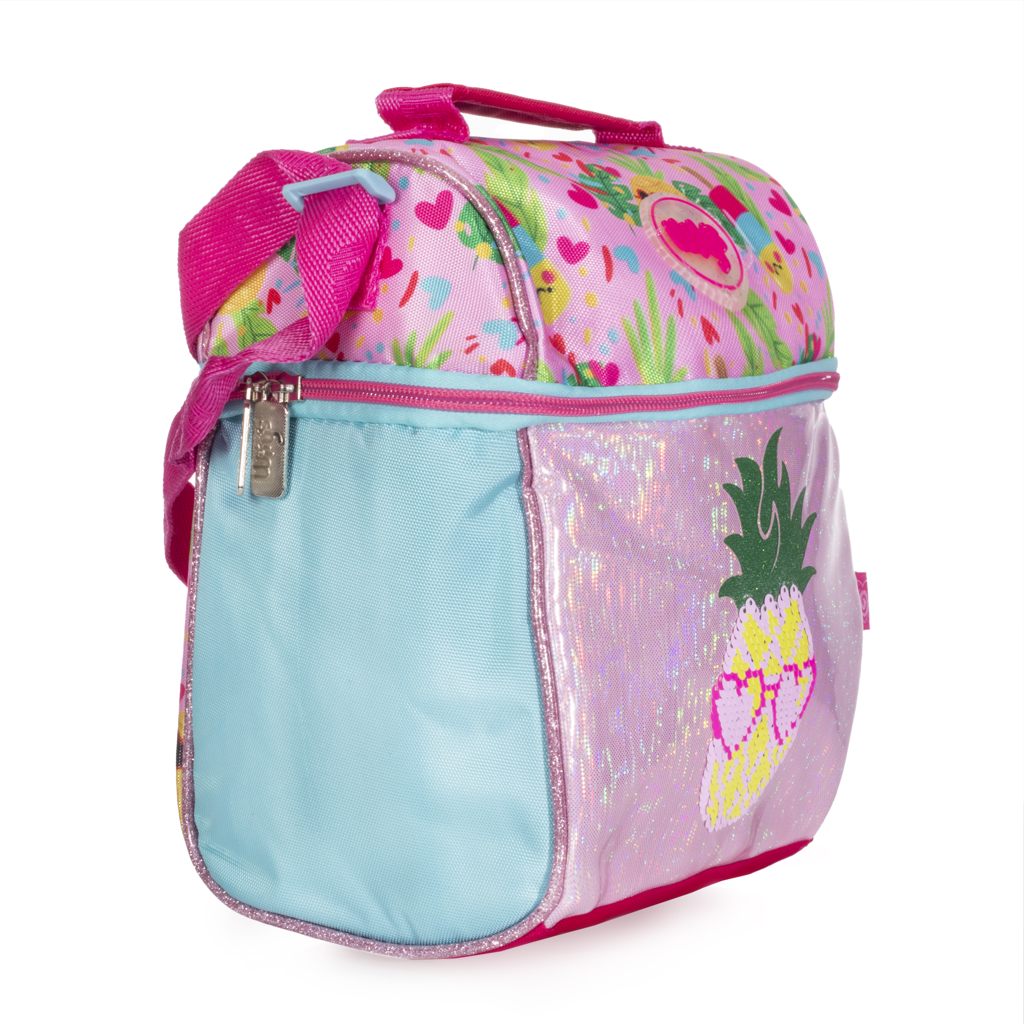 Lonchera Lentejuela Reversible Wilys Pineapple Summer