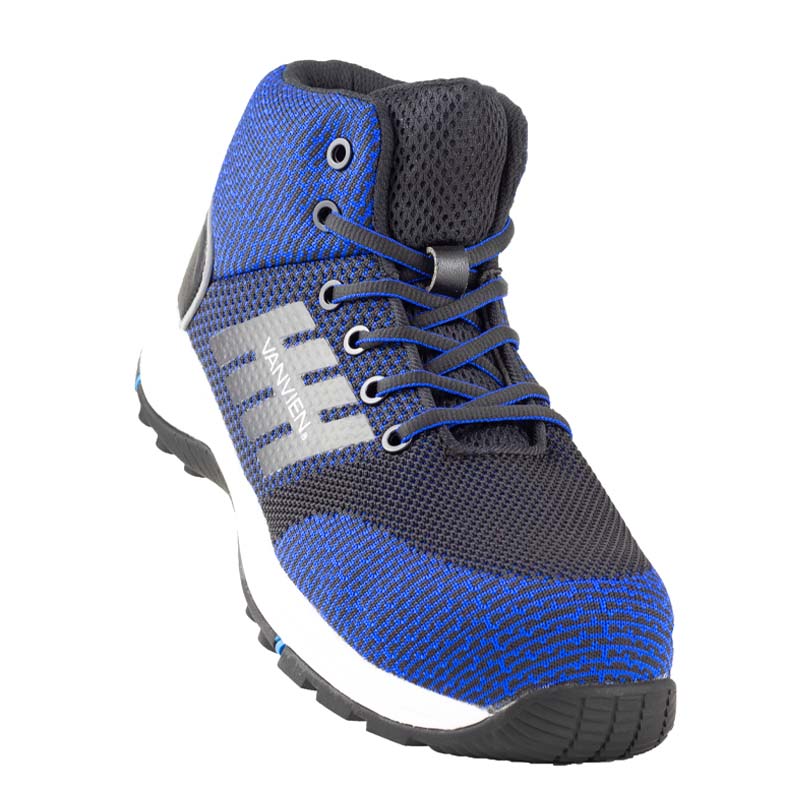 Tenis Industrial Dielectrico Con Casquillo Van Vien Hombre FE0008 Azul.