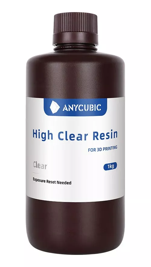ANYCUBIC BOTE DE RESINA HIGH CLEAR1KG.