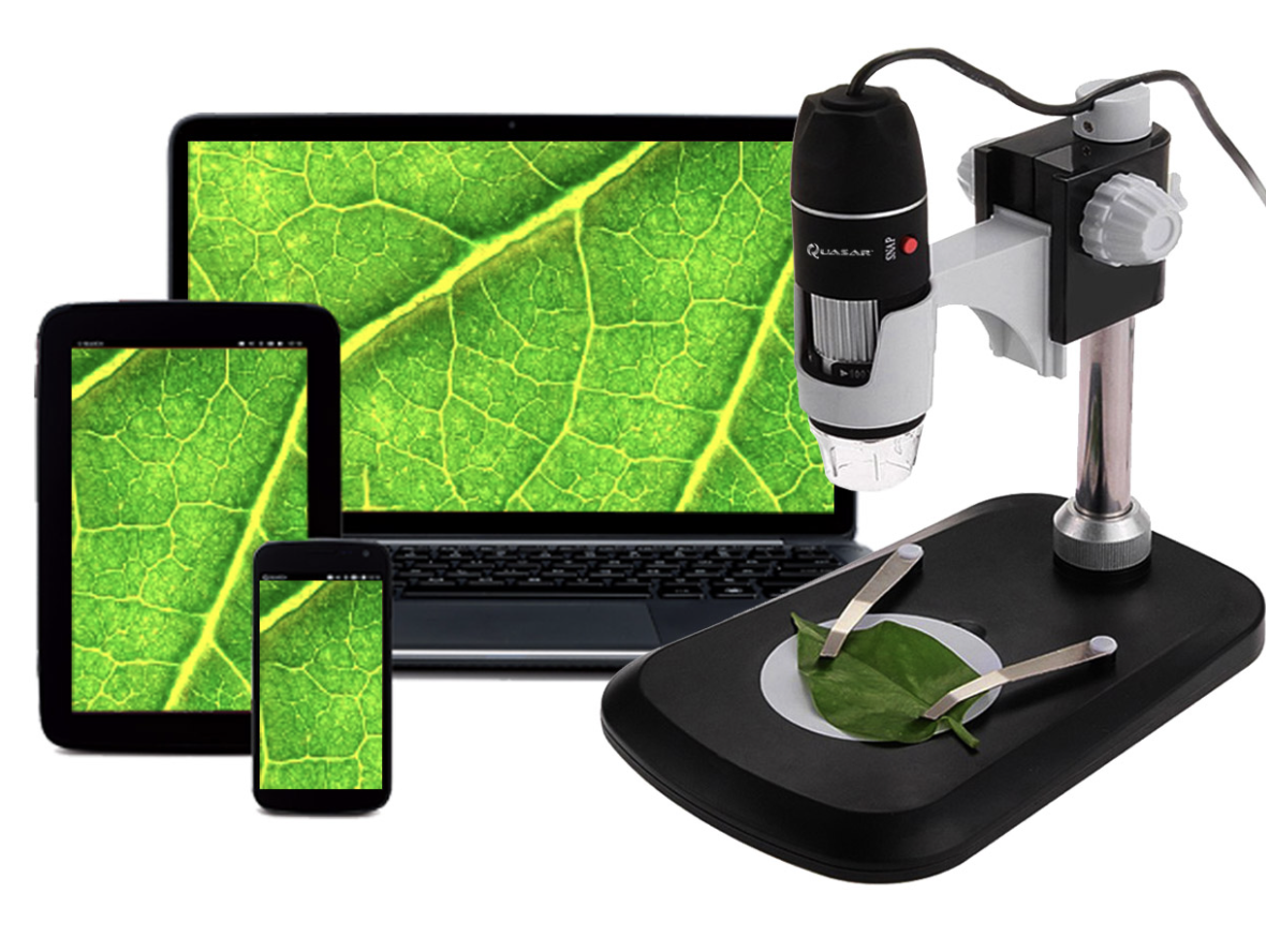Microscopio Quasar Digital Qm3 1000x Portable 2mp.