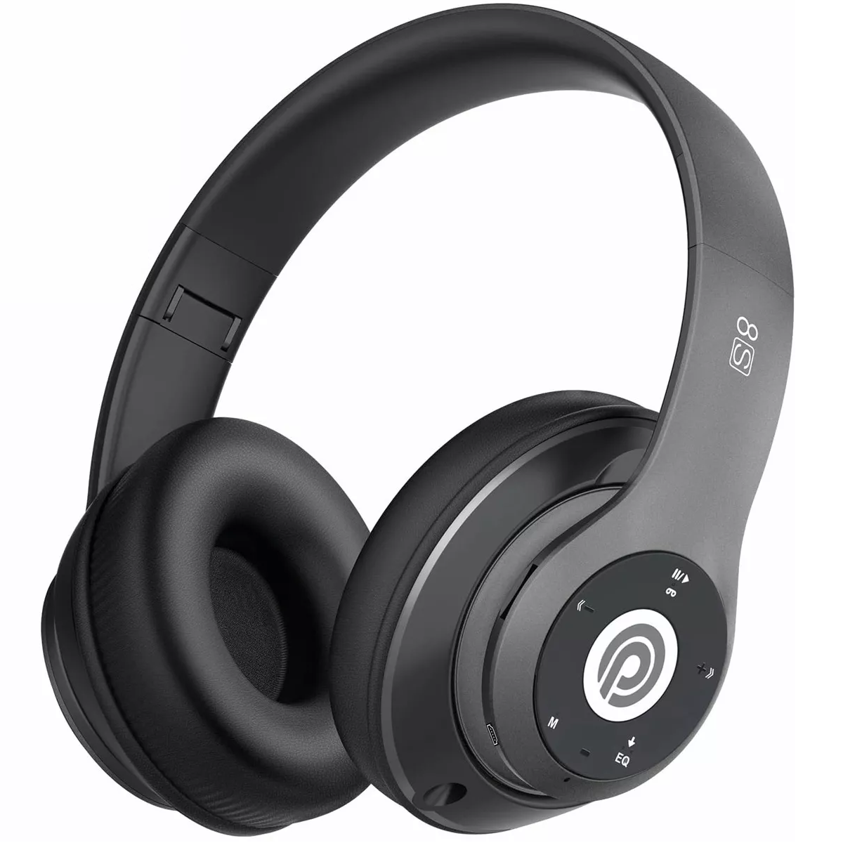 Audífonos Inalámbrico Diadema Con Microfono Bluetooth 52hora Negro