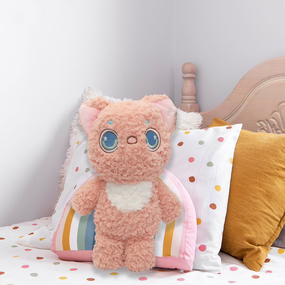 Bonito Ositos de Peluche (Paquete 4pzs) Ultra suave y Esponjoso de 28 cm Compañero de Juego y Siesta Materiales Suaves de Lujo