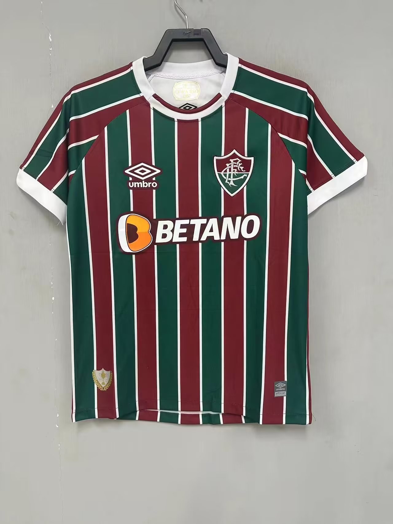 Nuevo! Jersey Fluminense de Brasil 2023/2024 Local Libertadores Marcelo 12 Talla L.