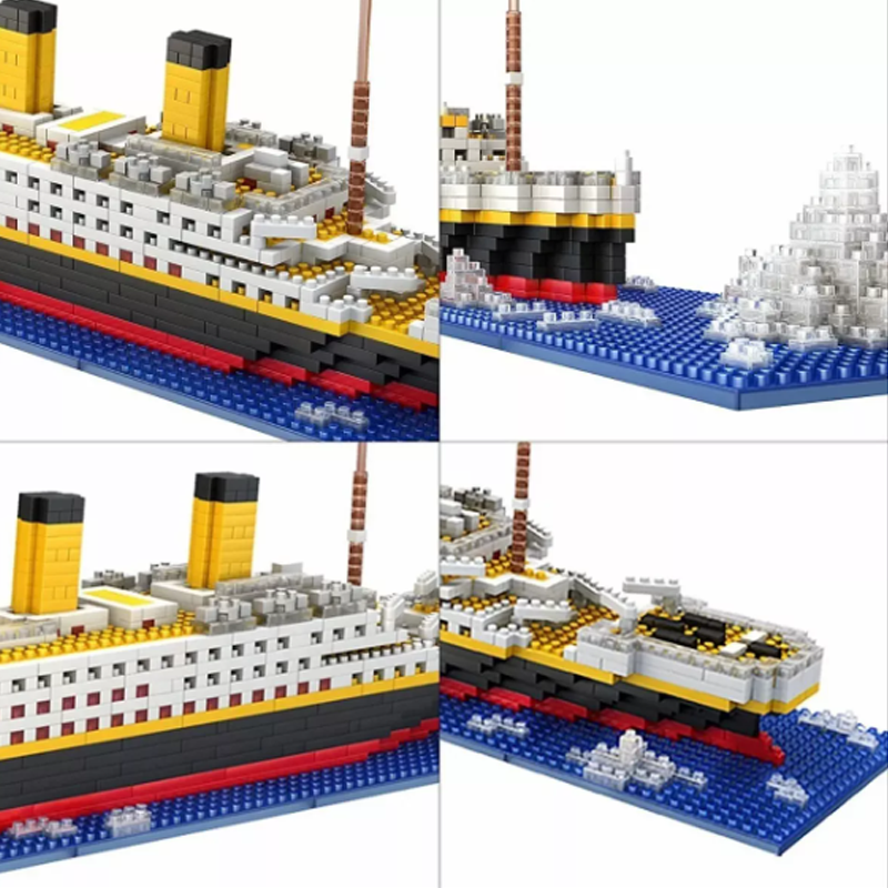 Puzzle 3d Titanic Maquetas Barco 688 Pzs Juguetes Bloques