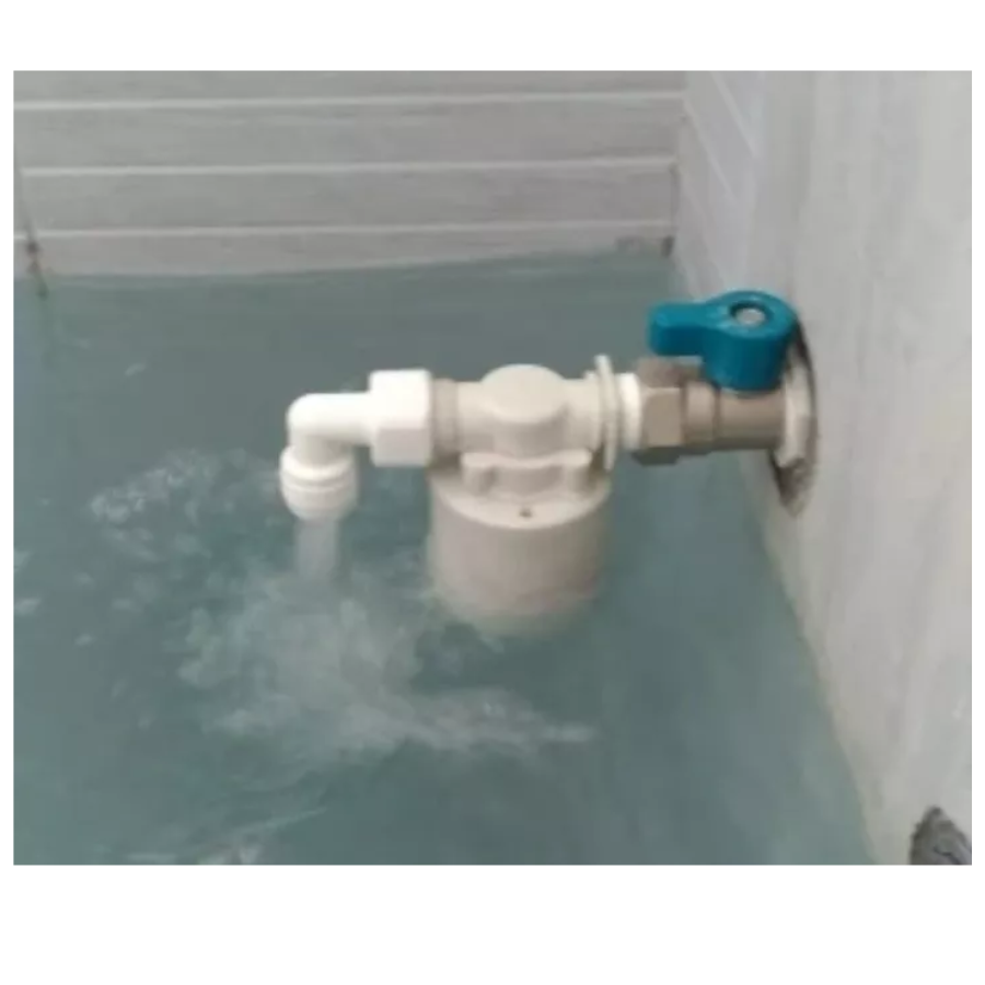 Válvula plástica para controlar nivel agua en tanque tinaco 