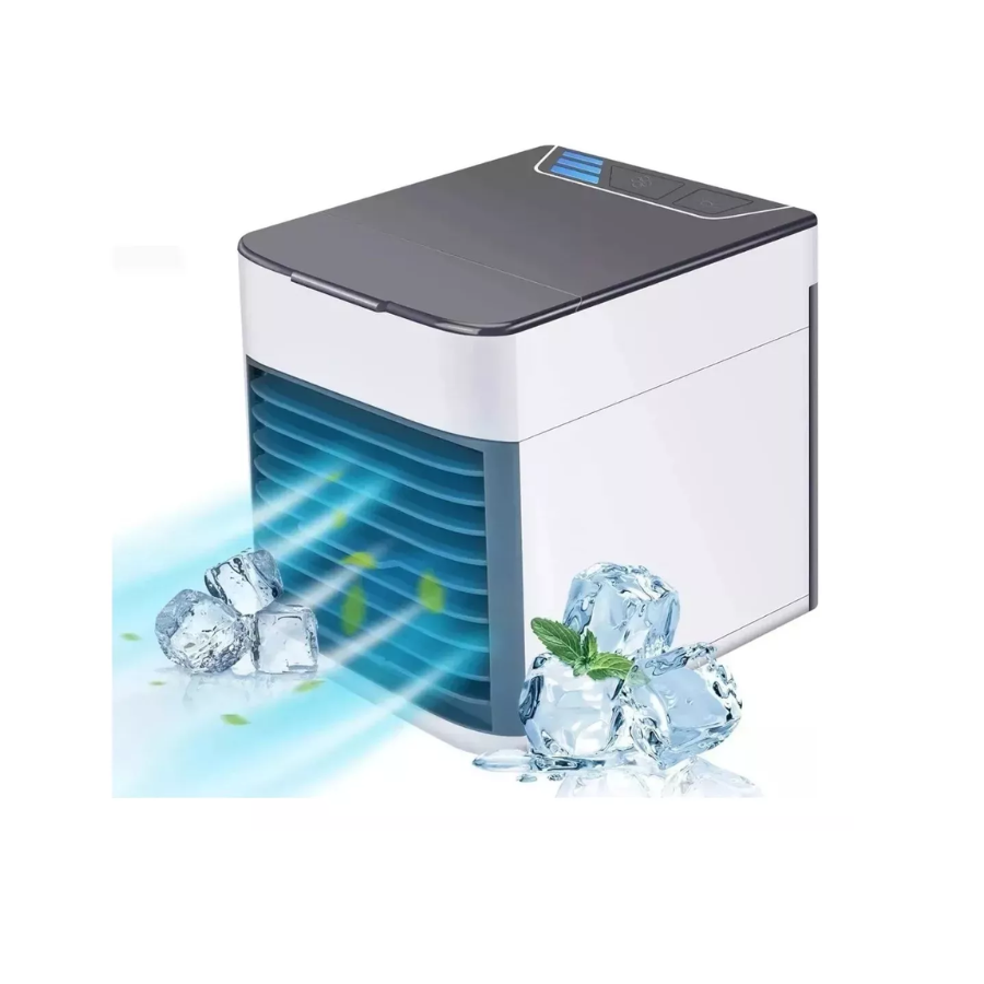 Ventilador enfriador aire con agua mini portatil USB.