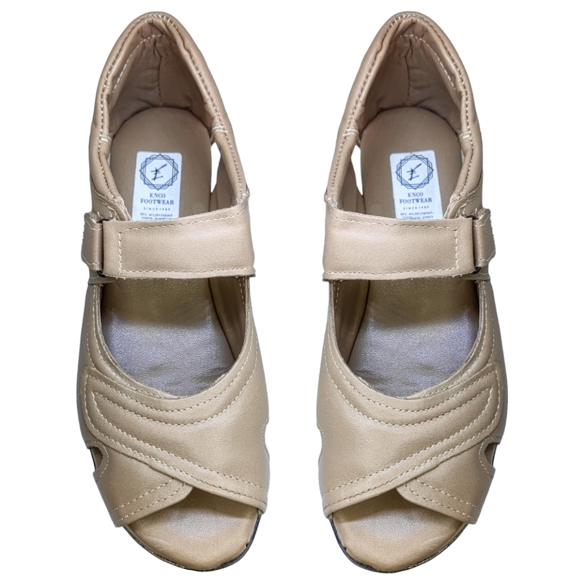 Sandalias de Mujer en Piel Borrego para Pie Diabetico Huaraches Casuales
