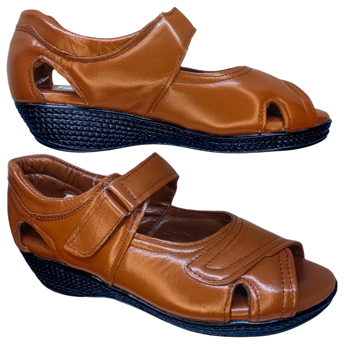 Sandalias de Mujer en Piel Borrego para Pie Diabetico Huaraches