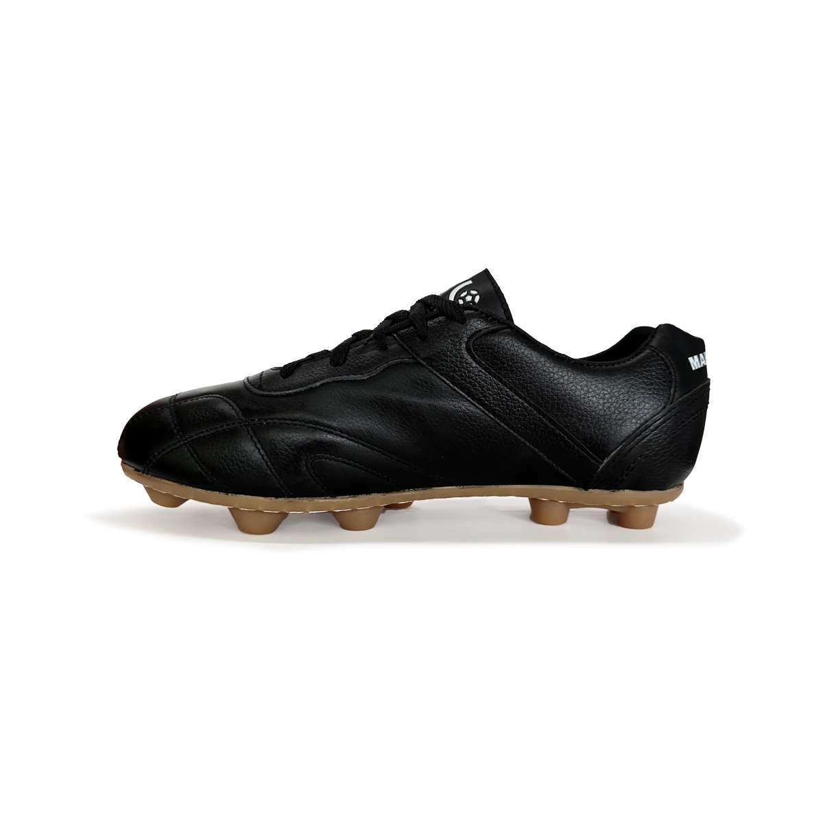 Zapatos de fútbol Tachos FG MANRIQUEZ Choclo Classic Negro.