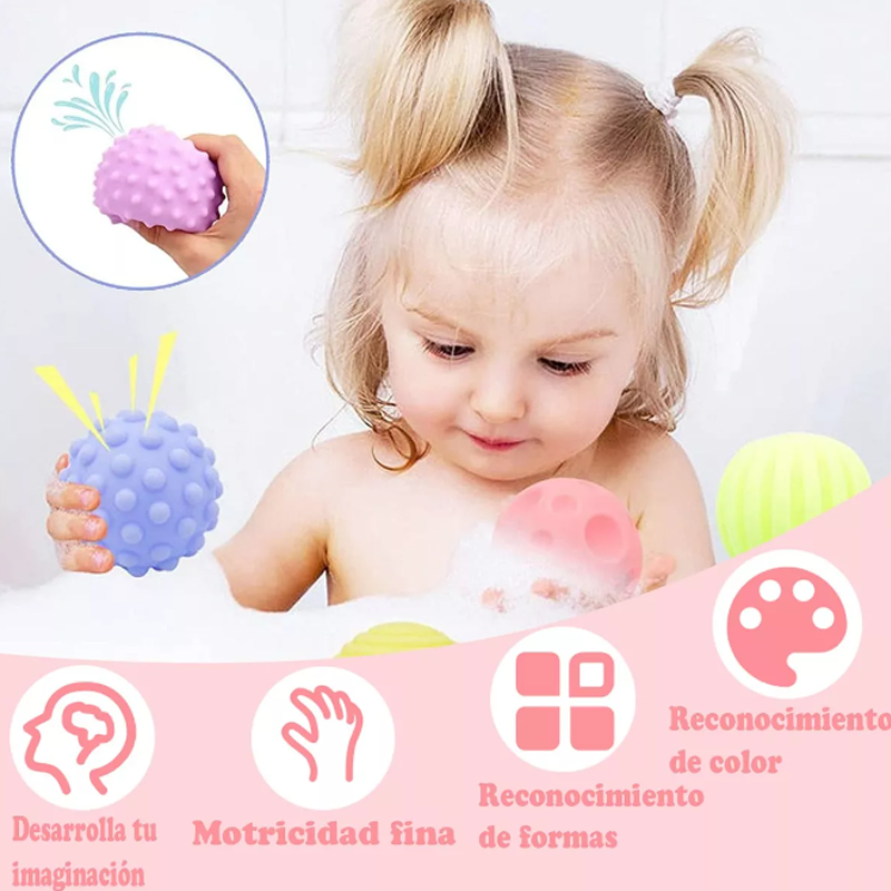 Juguetes Pelotas Estimulacion Sensoriale Didáctica Para Bebé.