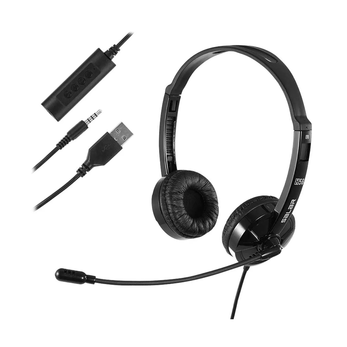 Cable Adaptador Convertidor Hdmi A Vga +regalo Cable 3.5mm Negro