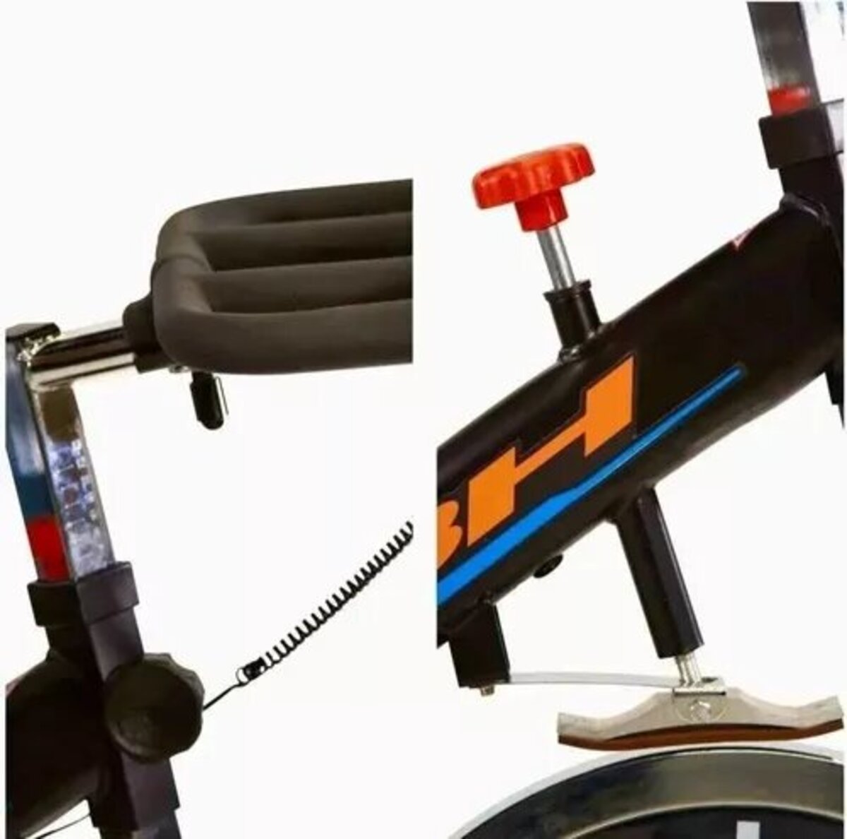 Bicicleta Spinning Bh Fija 105kg Alto Entrenamiento Sb2 Plus.