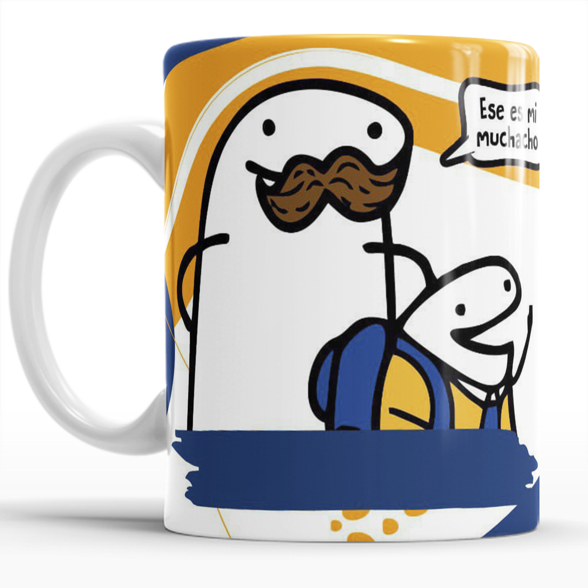 Set de 4 Tazas Día del Padre Flork Celebrando a Papá.