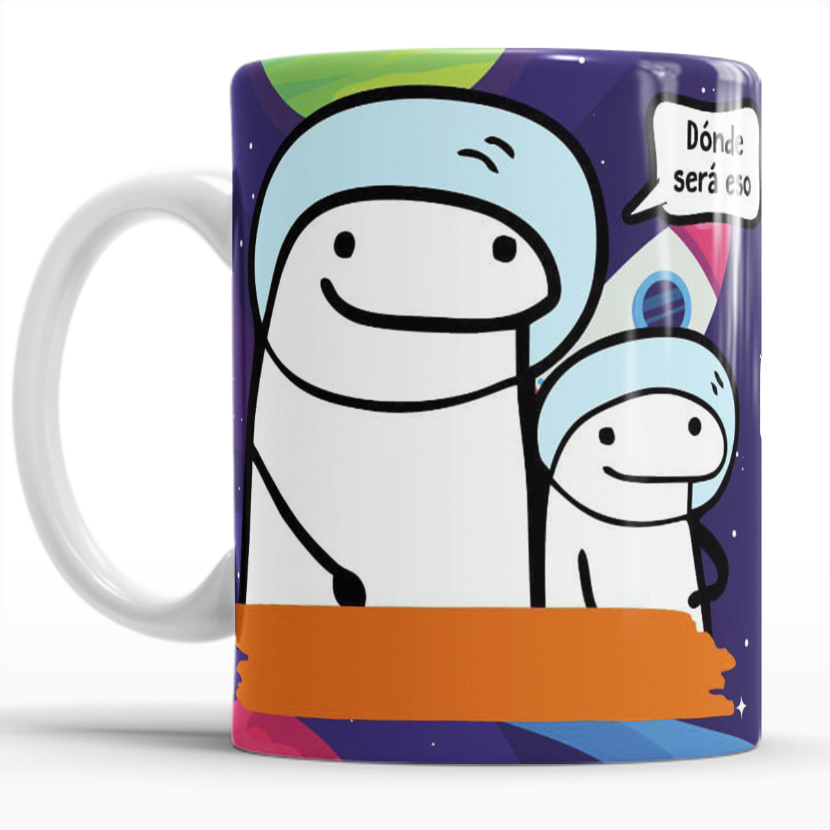 Set de 4 Tazas Día del Padre Flork Celebrando a Papá.