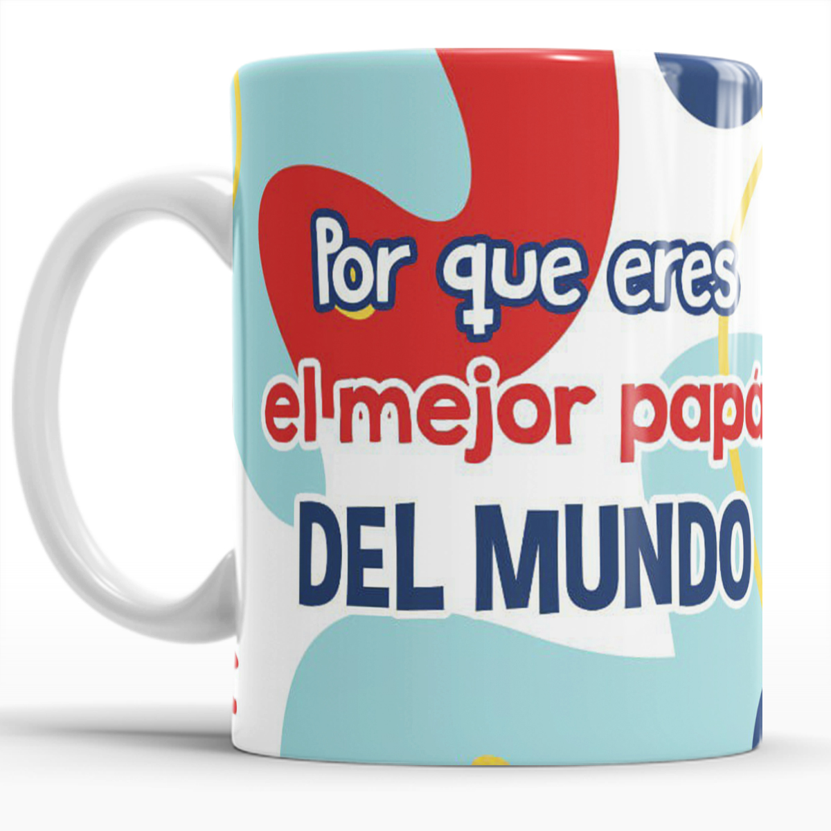 Set de 4 Tazas Día del Padre Flork Celebrando a Papá.