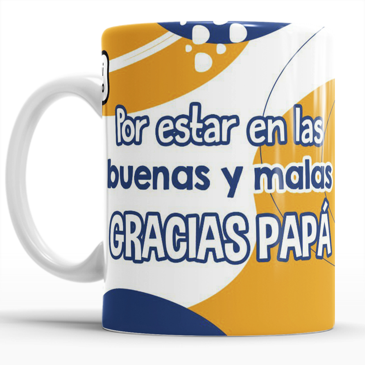 Set de 4 Tazas Día del Padre Flork Celebrando a Papá.