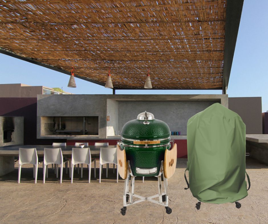 Funda Para Asador Tipo Louisiana Grills Kamado 27p, RMS Innova, línea Luxury.
