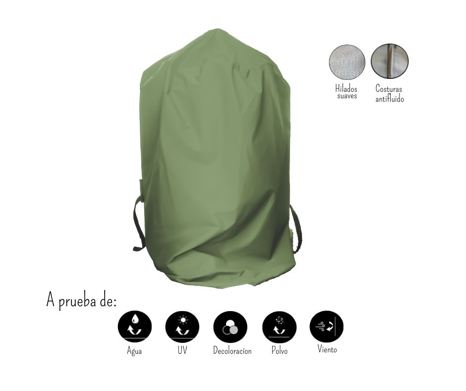 Funda Para Asador Tipo Louisiana Grills Kamado 27p, RMS Innova, línea Luxury.