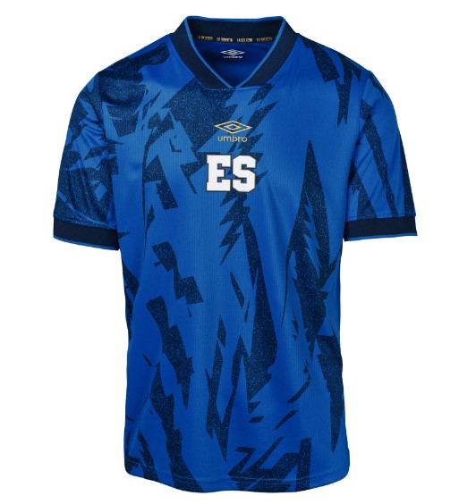 Nuevo! Jersey Seleccion El Salvador 2024 Visita Azul Talla M.
