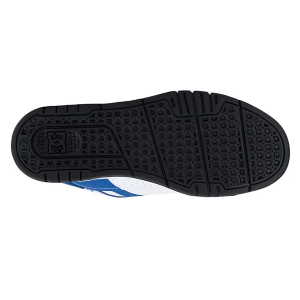 Tenis DC Shoes Skate Stag Blanco/Azul Casual #27.