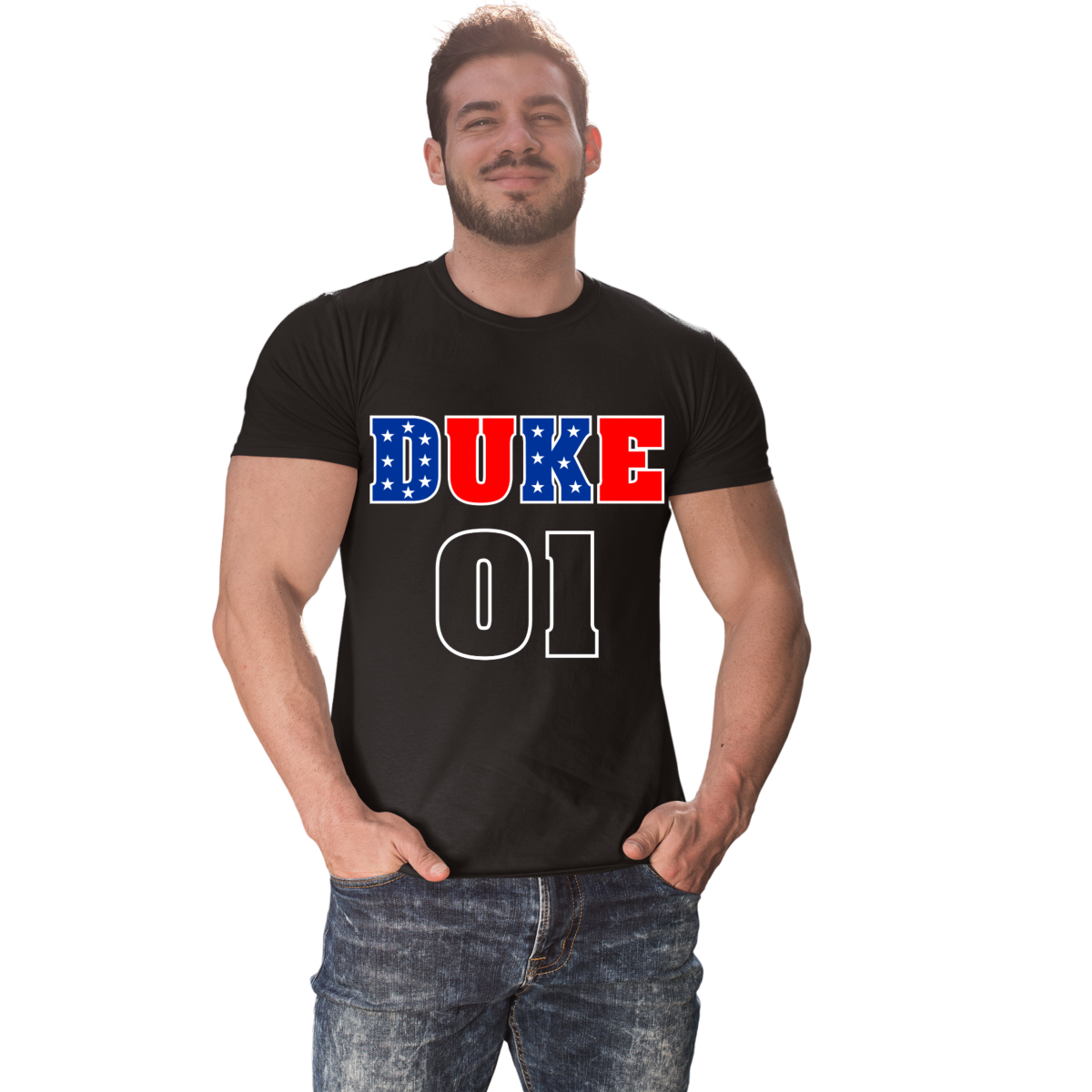 FINA playera Alta gama Hombre Reg y Slim fit Ideal antro bar fiesta Dukes de Hazzard