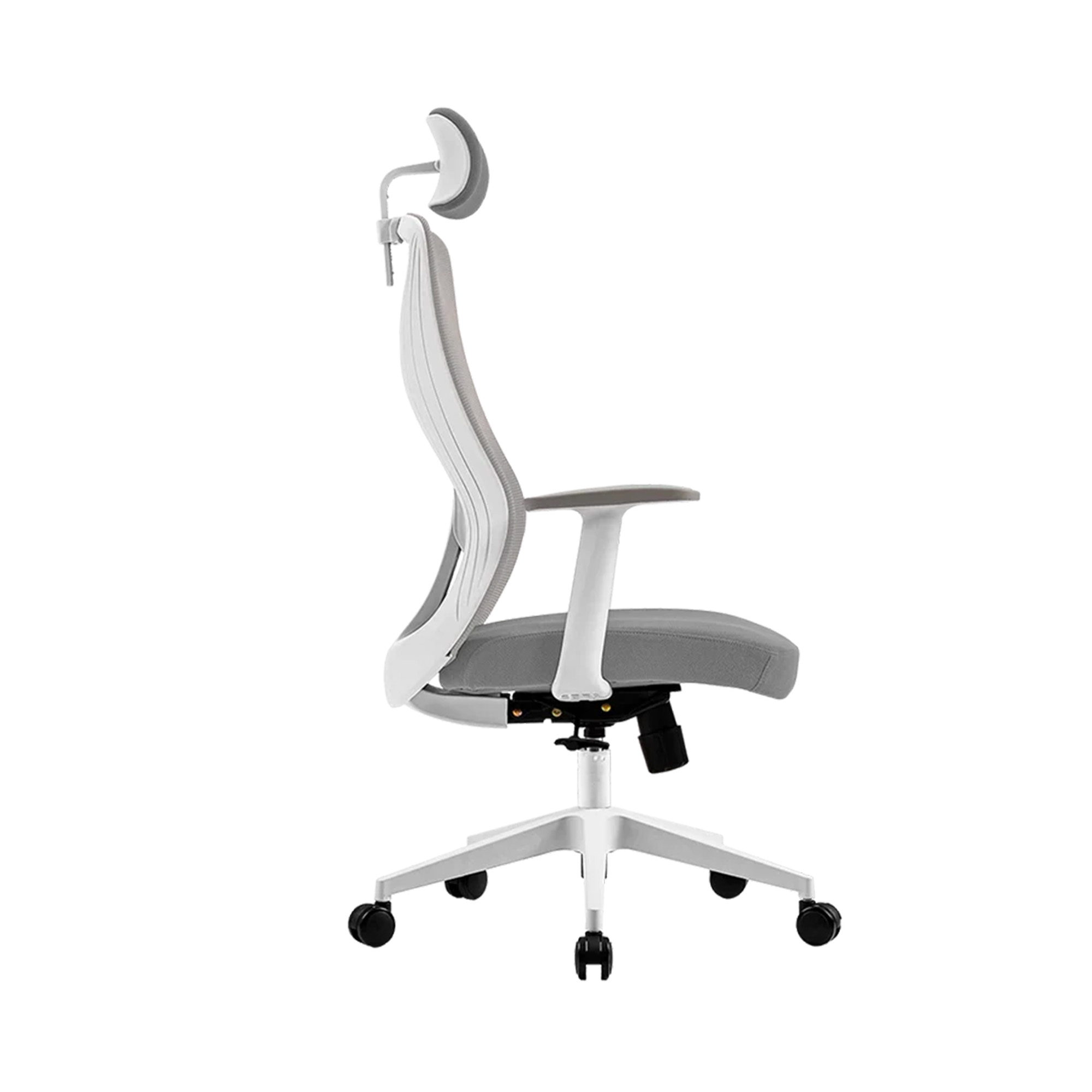 Silla Ergonómica de Oficina Acteck Floe Pro EC737, Blanco, de Malla, hasta 120 Kg.