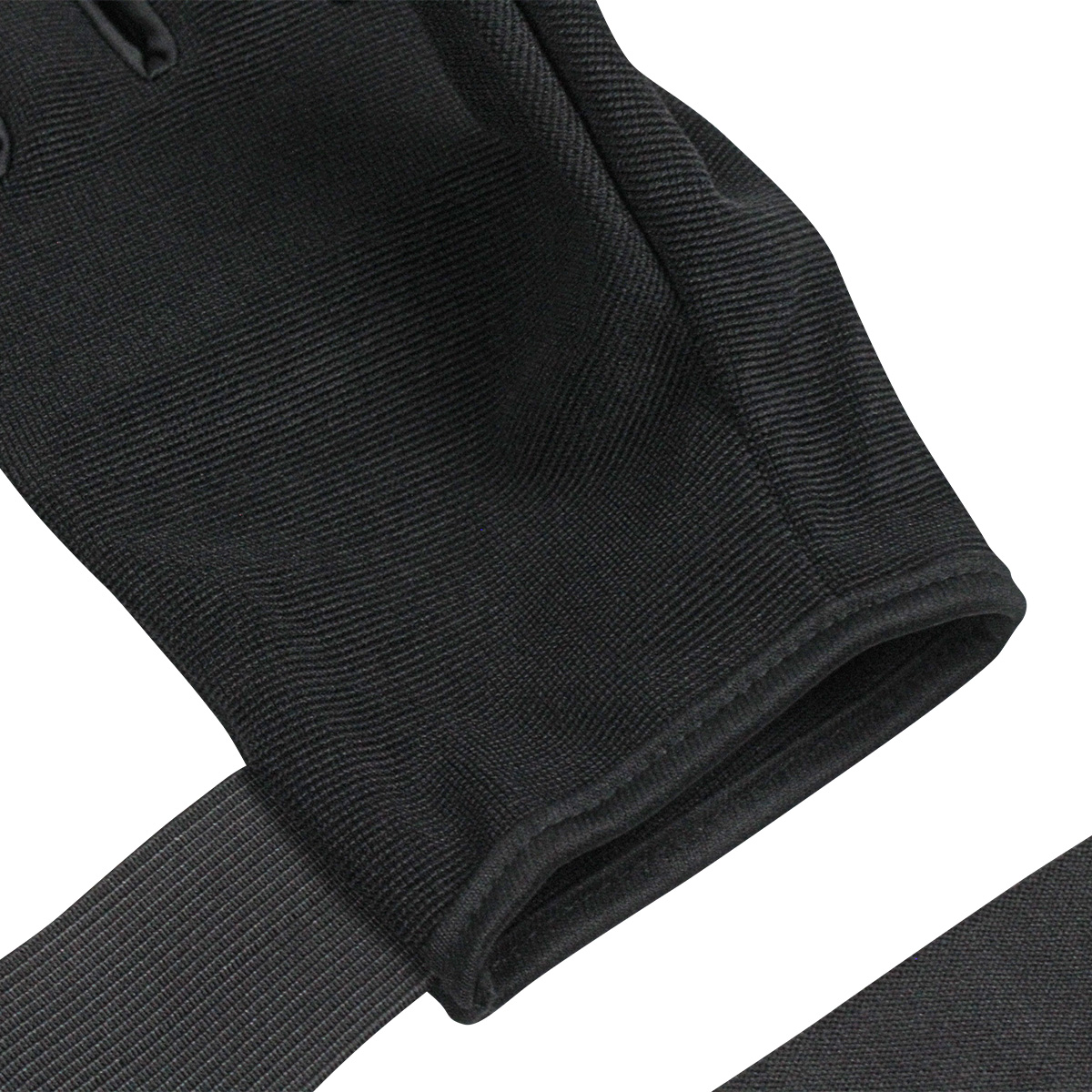 PAR DE GUANTES DE GEL CON VENDAJE FIRE SPORTS PARA BOX Y ARTES MARCIALES AZUL/NEGRO T-GD.