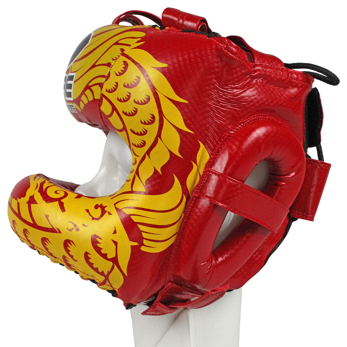 Careta de barra de PVC Fire Sports para box con diseño Dragón.