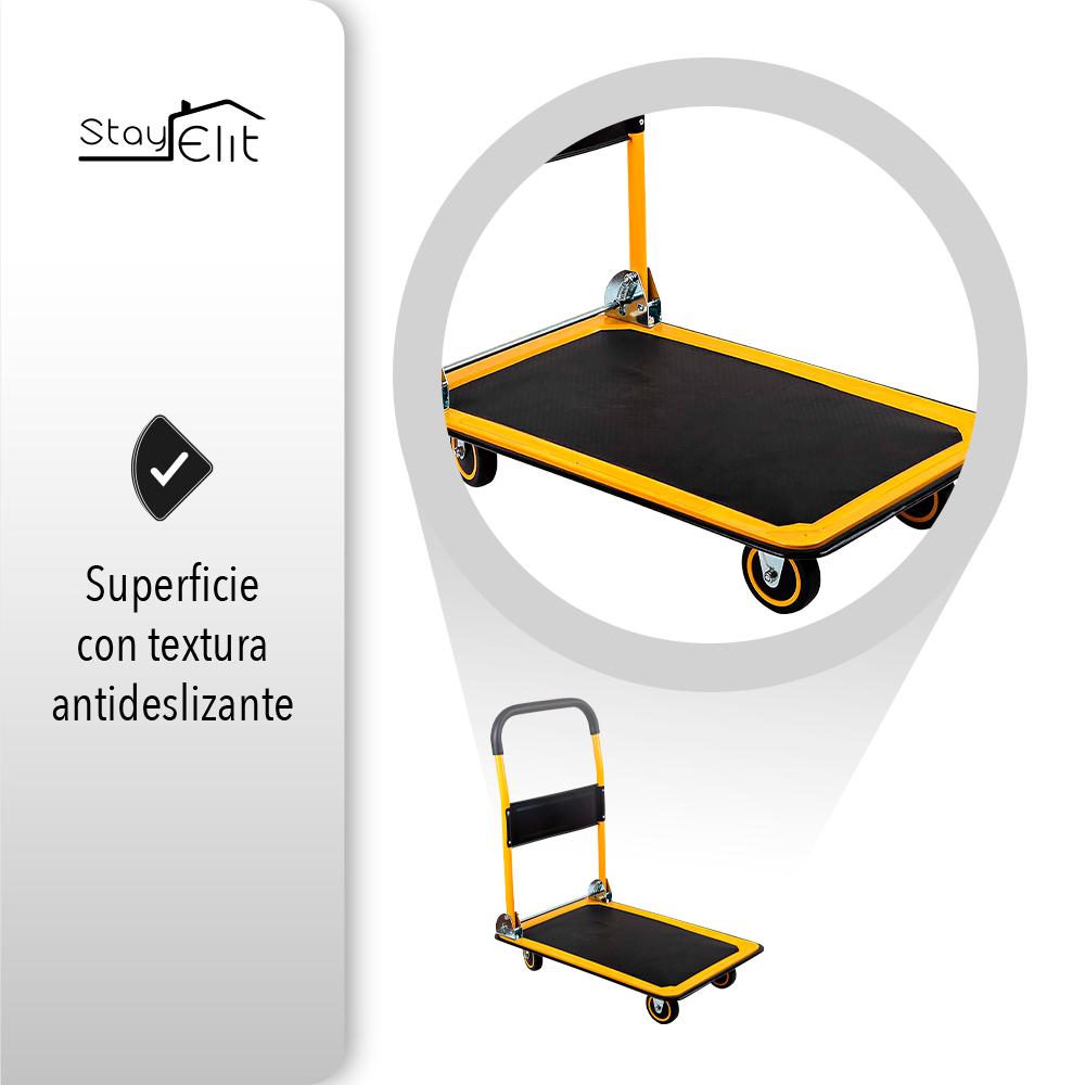 CARRO PLEGABLE DE CARGA (MONTACARGAS)