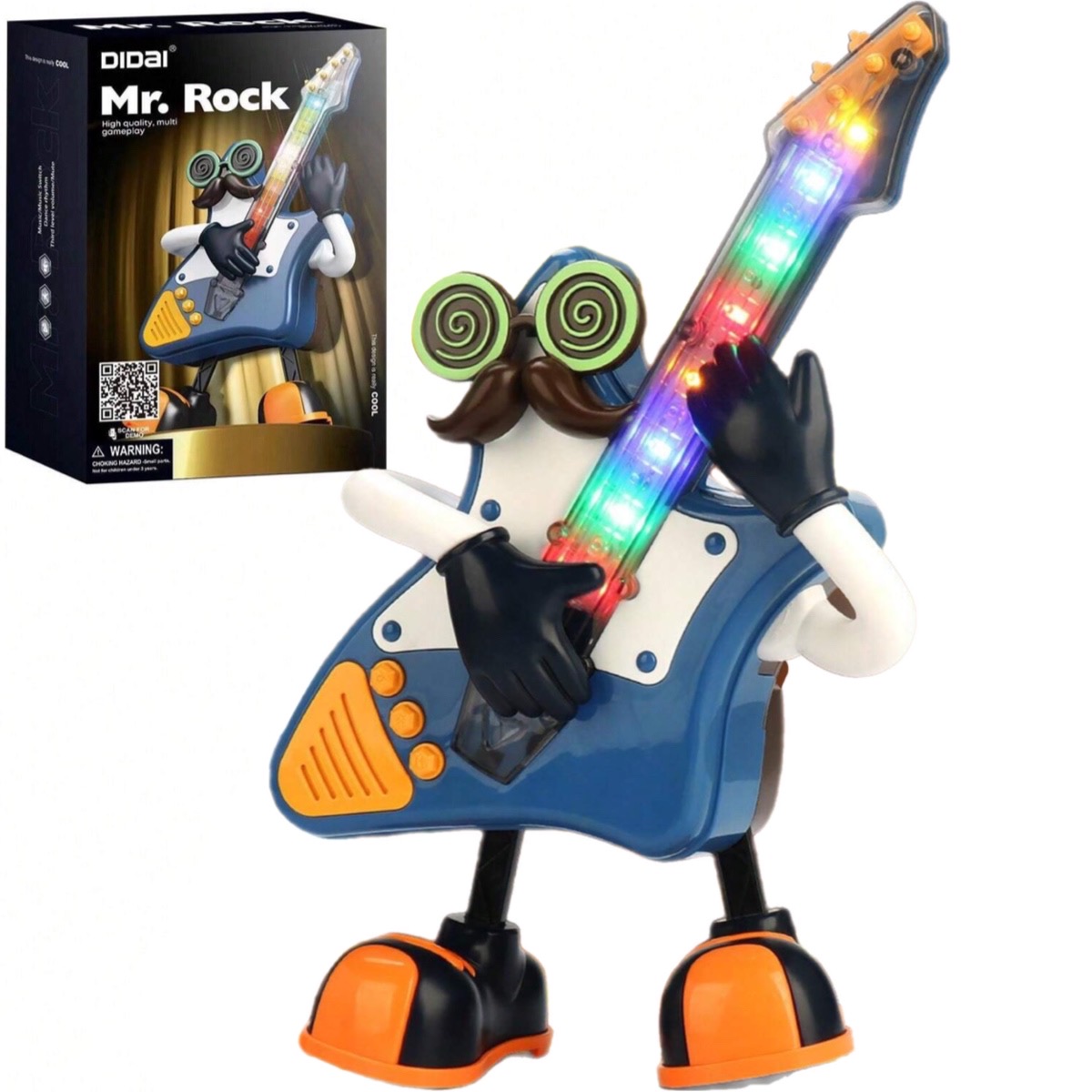 Robot Bailarín Mr. Rock Musical Y Luces Juguete Electrónico.